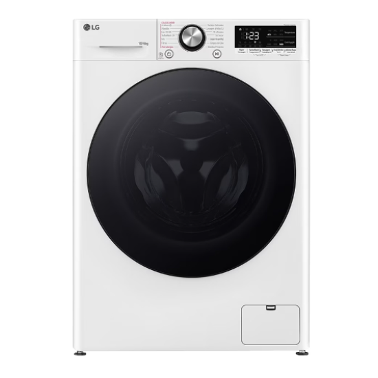 πλυντήριο στεγνωτήριο LG D4R7010TSWB (D/A,10&6kg,ατμού,wifi)